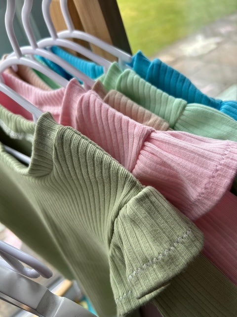 Frilled Ribbed tops